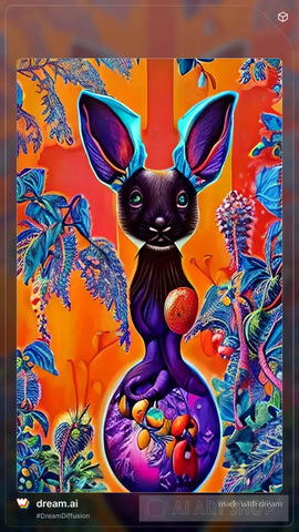2023 Year Of The Rabbit 55 Ai Artwork