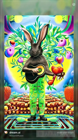 2023 Year Of The Rabbit 80 Ai Artwork