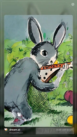 2023 Year Of The Rabbit 83 Ai Artwork