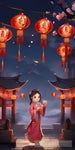 2024 China Traditional Festival Chinese New Year Lantern Ai Artwork