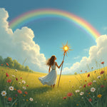 Rainbow Meadow Magic Art