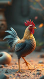 Stylized Rooster King