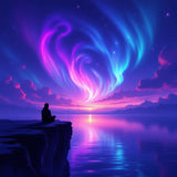 Dreamy Cosmic Night Wallpaper Pack | 4K Fantasy Galaxy Wallpapers | Peaceful Silhouette & Starry Sky Art