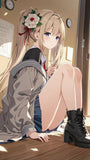 anime style,HD,8k,masterpiece,best quality,(modern campus paranormal style_1.2), outside the classro...(18)