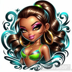 3D Airbrushed Bratz Doll Design Ai Artwork