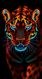 Neon Predator – Cyber Jungle Digital Art Collection