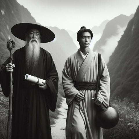 AI daoist and apprentice