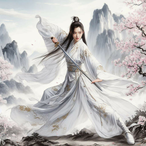 Bing AI Wuxia Heroine