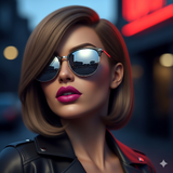 Femme Fatale – Charisme et Éclat Capturés par IA