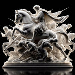 creamy marble sculpture