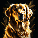 Golden Retriever Dog portrait