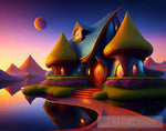 7. Fantasy Dwarf House - Ai-Generated Art Ai Artwork
