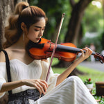 Girl playing violin