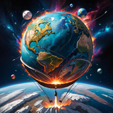 Earth explosion