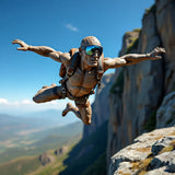 Art at mountain cliff