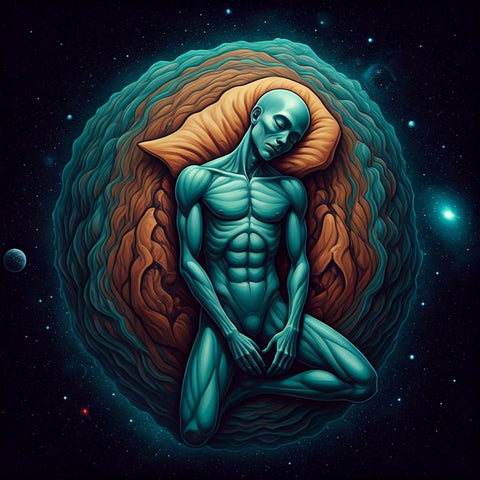 Astral Sleeper – Surreal Nude Male Entity