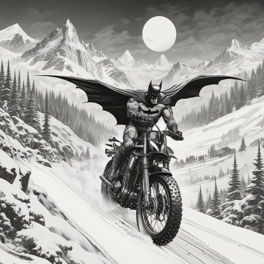 Batman Riding batman riding out