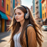 Street walk with music.