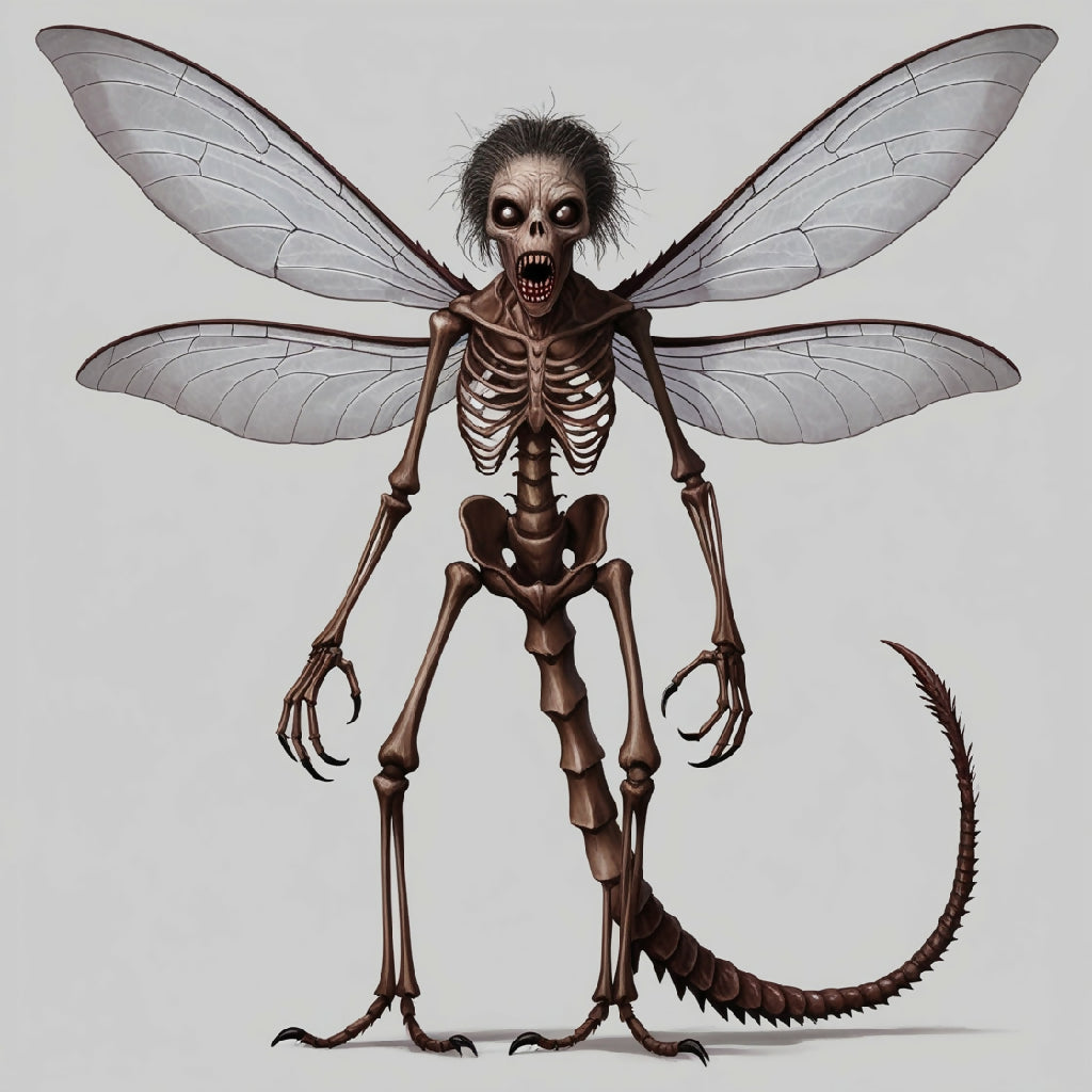 Grotesque Insect a grotesque, insect- with a skeletal, humanoid form.
