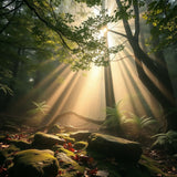 Forest Light Beams
