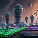 Futuristic Hydroponic Farm