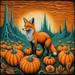 Fox and Pumpkins