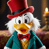 plush toy of Scrooge McDuck      2