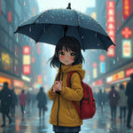 City Rain Delight Art