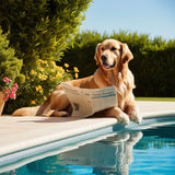Poolside Pooch: A Morning Read