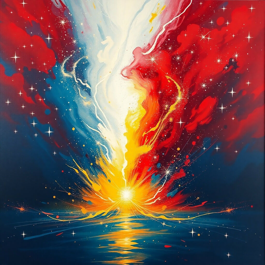Gestural color battle