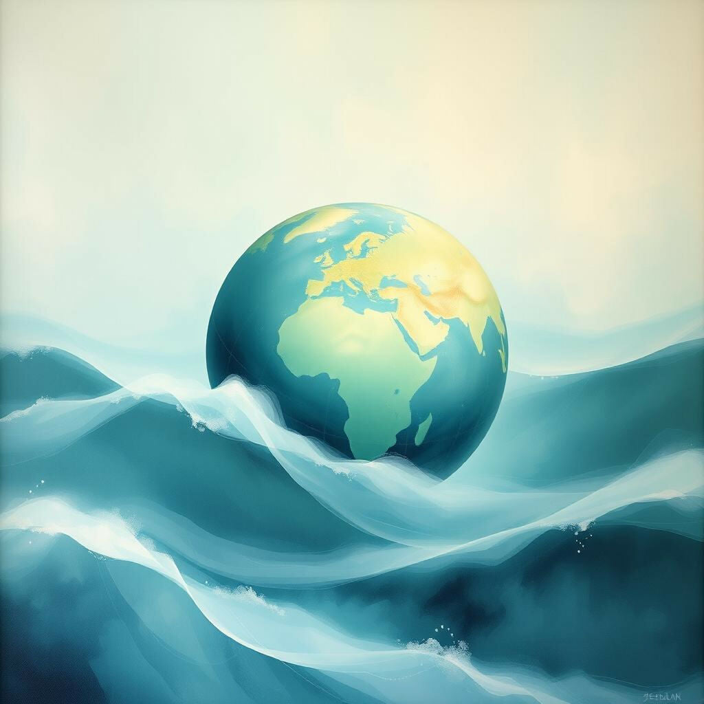 Earth Floating Animation Floating Earth