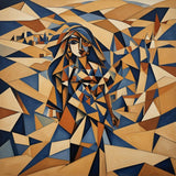 Cubist Sahara Whispers
