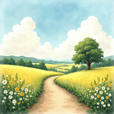 Dreamy Countryside Painting