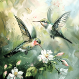 Art by LumenForge – Emerald Hummingbirds Symphony