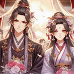 AI xianxia wedding up close