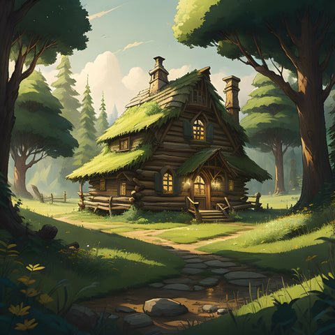 forest cabin
