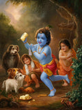 Joyful Play of Little Krishna