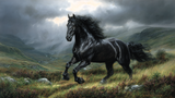 Art By LumenForge – The Wild Stallion’s Charge