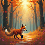 The Cunning Fox: Exploring a Vibrant Autumn Forest