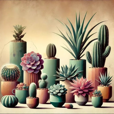 Desert Harmony: Succulents and Cacti