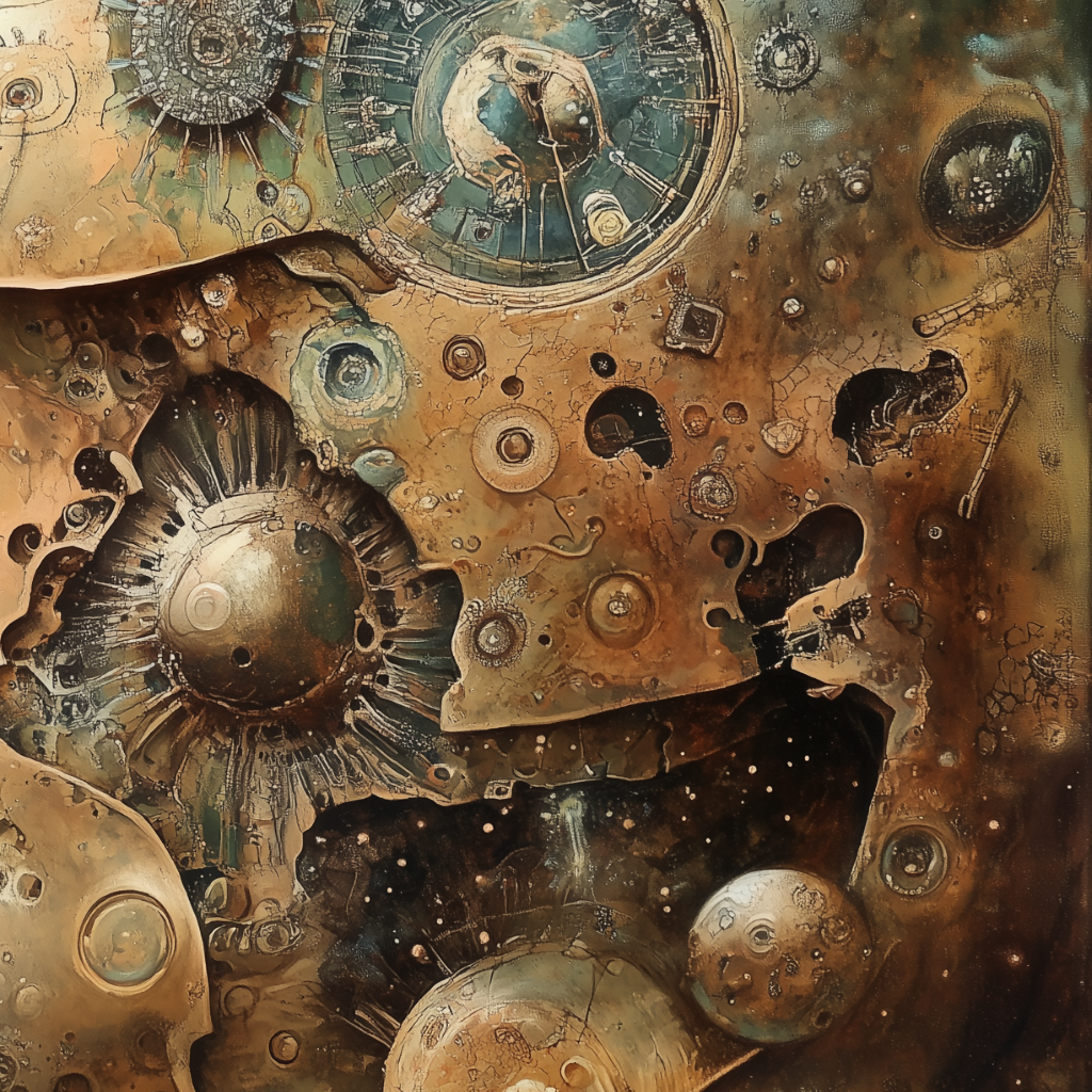 Clockwork Soul – Inner Time | Surreal Mechanical AI Art