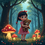 Enchanted Forest Teddy Art