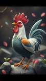 Stylized Rooster King