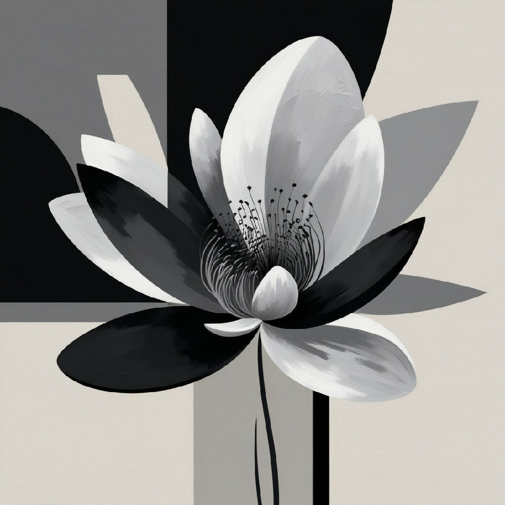 Photo Without Color flower
