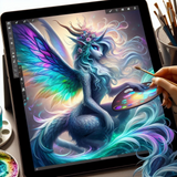 Enchanting and imaginative scenes with mythical creatures