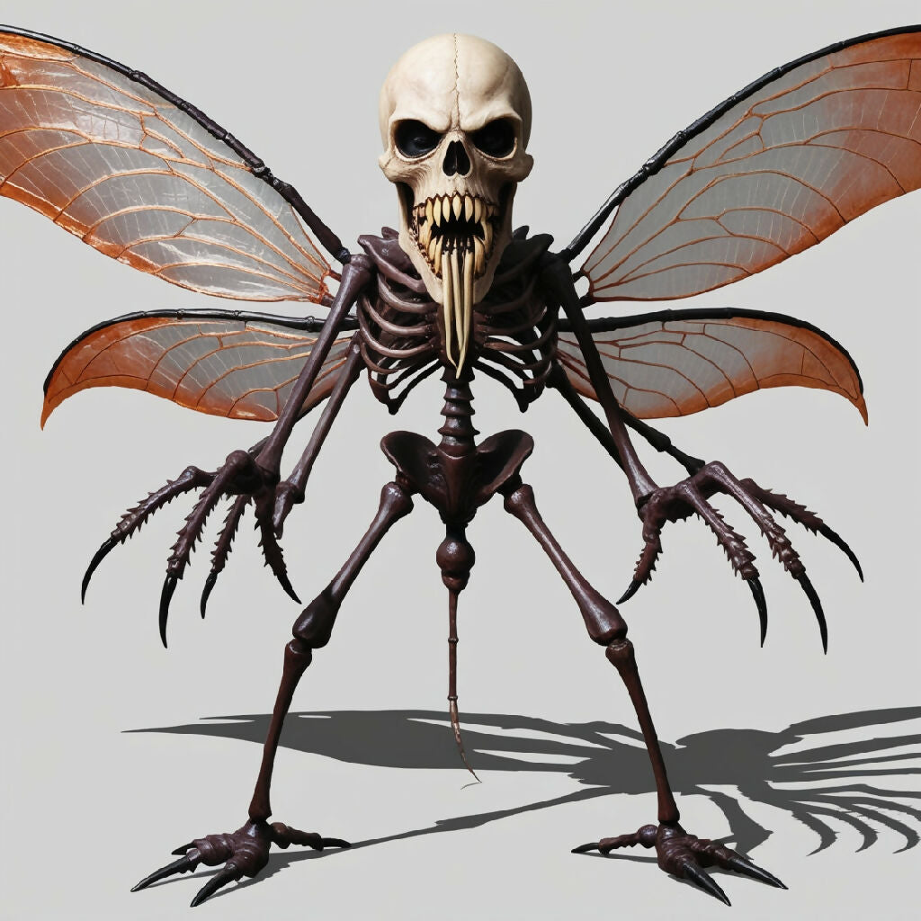 Grotesque Insect a grotesque, insect- with a skeletal, humanoid form.