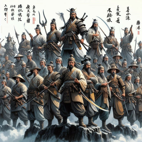 AI water margin heroes