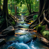 Rooted Forest Stream