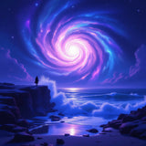 Echoes of the Universe | 4K Dreamy Galaxy Wallpaper | Cosmic Night Fantasy Art