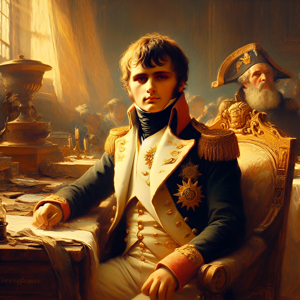 Oil Painting Young Napoleon Bonaparte Portrait Art oil-painting-young-napoleon-bonaparte-portrait-art